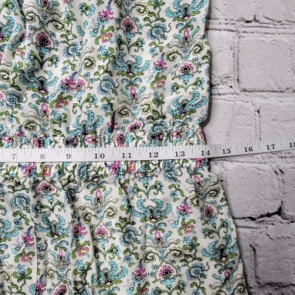 Juicy Couture Desert Paradise Floral Print Jumpsuit Romper Silk Shell Size 2 - Picture 12 of 16